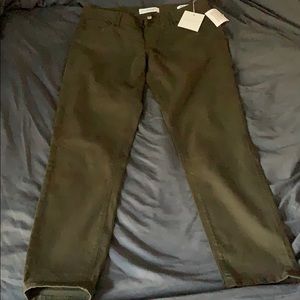 Green khaki pants